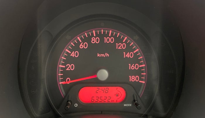 2009 Maruti A Star VXI, Petrol, Manual, 63,522 km, Odometer Image