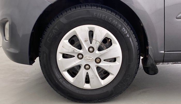 2012 Hyundai i10 SPORTZ 1.2 AT KAPPA2, Petrol, Automatic, 75,476 km, Left Front Wheel