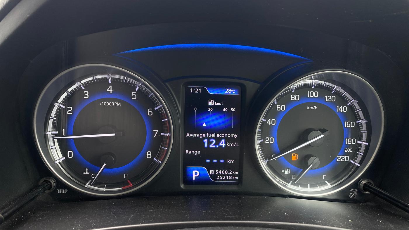 2019 Toyota Glanza V CVT, Petrol, Automatic, 25,218 km, Odometer Image