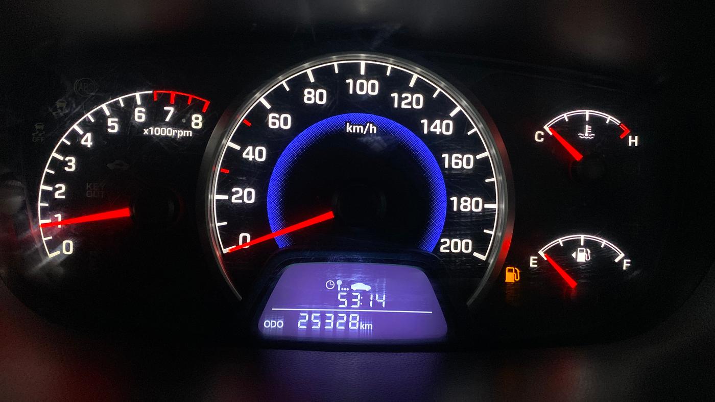 2017 Hyundai Grand i10 SPORTZ (O) 1.2 KAPPA VTVT, Petrol, Manual, 25,322 km, Odometer Image