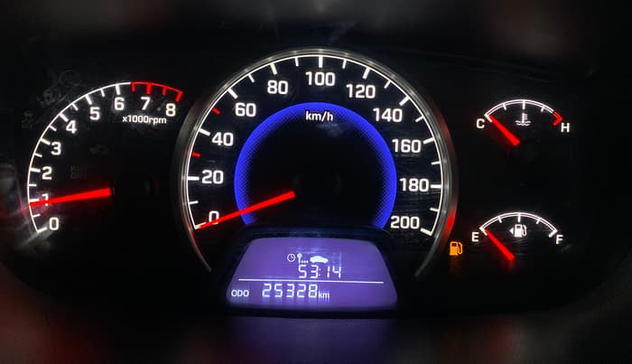 2017 Hyundai Grand i10 SPORTZ (O) 1.2 KAPPA VTVT, Petrol, Manual, 25,322 km, Odometer Image