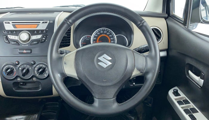 2014 Maruti Wagon R 1.0 VXI, Petrol, Manual, 66,705 km, Steering Wheel Close Up