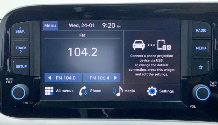 2023 Hyundai GRAND I10 NIOS SPORTZ 1.2 KAPPA VTVT, Petrol, Manual, 5,875 km, Infotainment System
