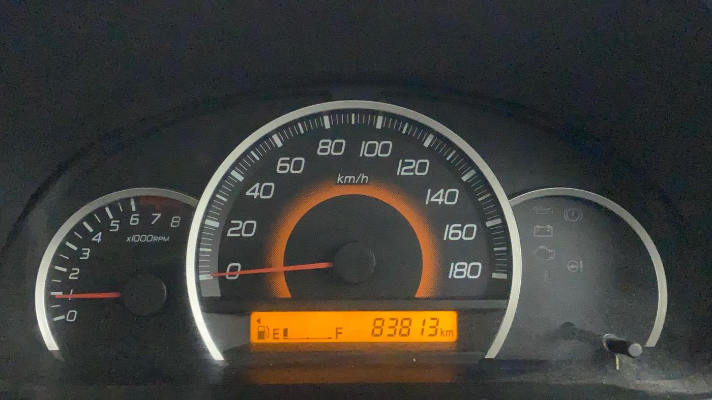 2014 Maruti Wagon R 1.0 VXI, Petrol, Manual, 83,810 km, Odometer Image