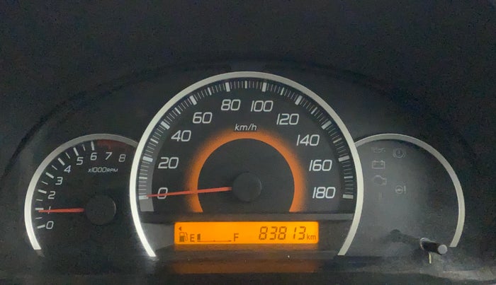 2014 Maruti Wagon R 1.0 VXI, Petrol, Manual, 83,810 km, Odometer Image