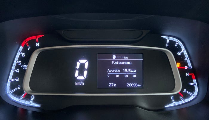 2021 KIA SONET HTK PLUS, Petrol, Manual, 26,673 km, Odometer Image