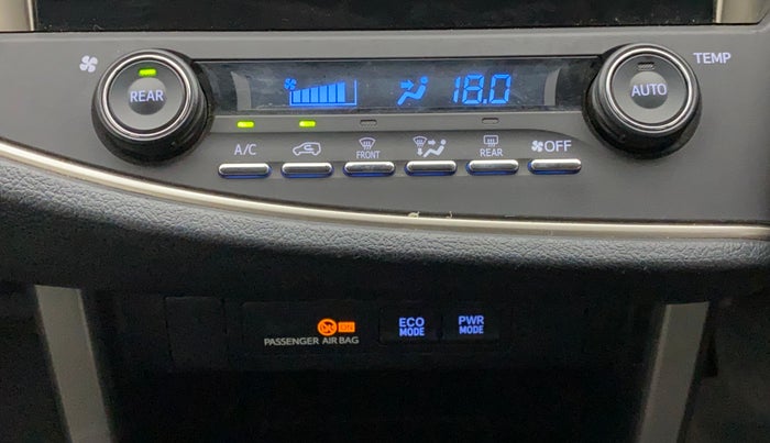 2018 Toyota Innova Crysta 2.7 VX 7 STR, Petrol, Manual, 1,34,798 km, Automatic Climate Control