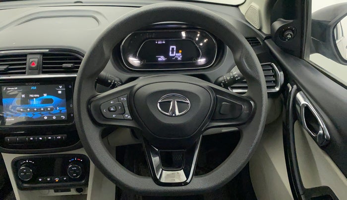 2022 Tata TIGOR XZ PLUS CNG, CNG, Manual, 10,828 km, Steering Wheel Close Up