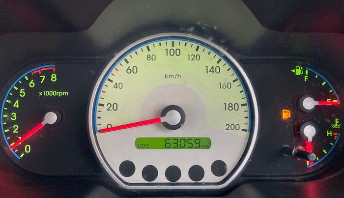 2010 Hyundai i10 SPORTZ 1.2, Petrol, Manual, 63,128 km, Odometer Image