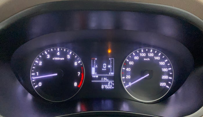 2017 Hyundai Elite i20 SPORTZ 1.2, Petrol, Manual, 87,492 km, Odometer Image