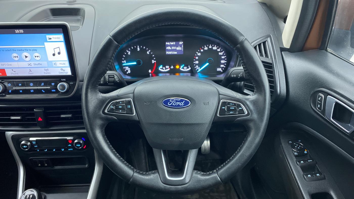 2018 Ford Ecosport 1.5TITANIUM TDCI, Diesel, Manual, 75,397 km, Steering Wheel Close Up