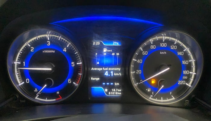 2017 Maruti Baleno ALPHA DIESEL 1.3, Diesel, Manual, 61,018 km, Odometer Image