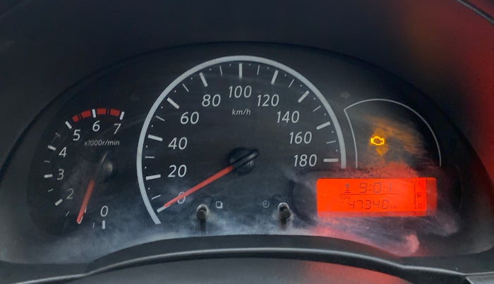 2018 Nissan Micra Active XL O, CNG, Manual, 47,617 km, Instrument cluster - MIL light  due to CNG outside fitment