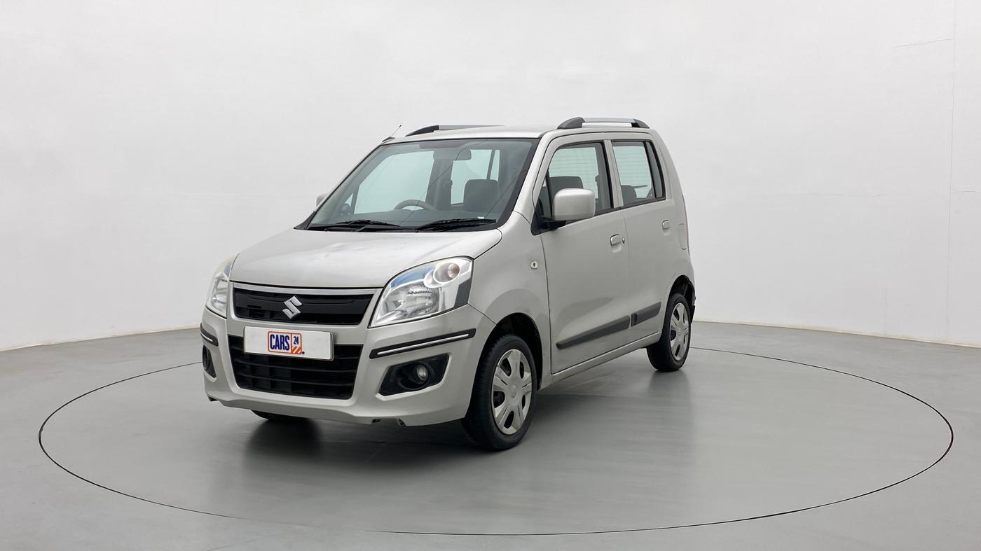2017 Maruti Wagon R 1.0 VXI, Petrol, Manual, 41,326 km, Left Front Diagonal