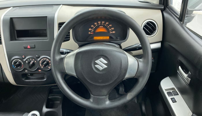 2014 Maruti Wagon R 1.0 LXI, Petrol, Manual, 84,432 km, Steering Wheel Close Up