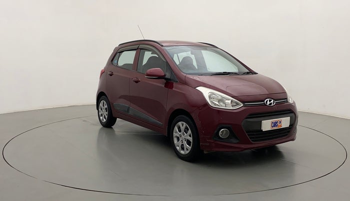 2015 Hyundai Grand i10 SPORTZ 1.2 KAPPA VTVT, Petrol, Manual, 94,114 km, Right Front Diagonal