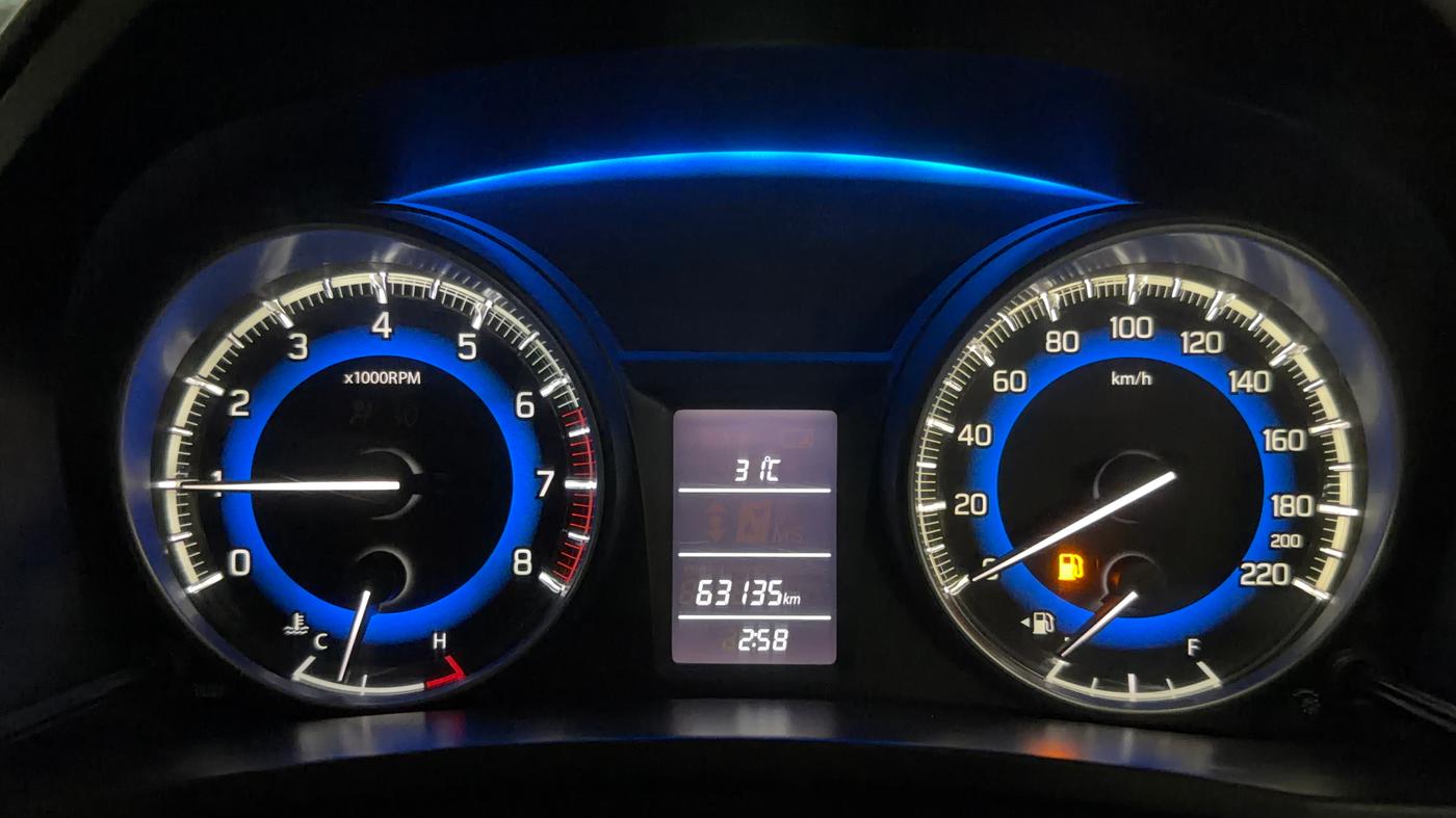 2016 Maruti Baleno DELTA PETROL 1.2, Petrol, Manual, 63,125 km, Odometer Image