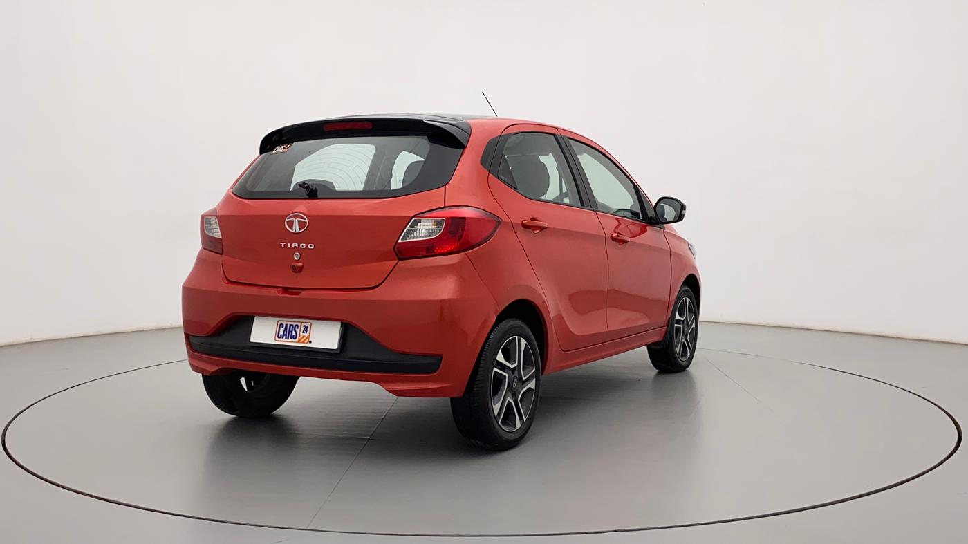 2021 Tata Tiago XZA PLUS DUAL TONE PETROL, Petrol, Automatic, 23,628 km, Right Back Diagonal