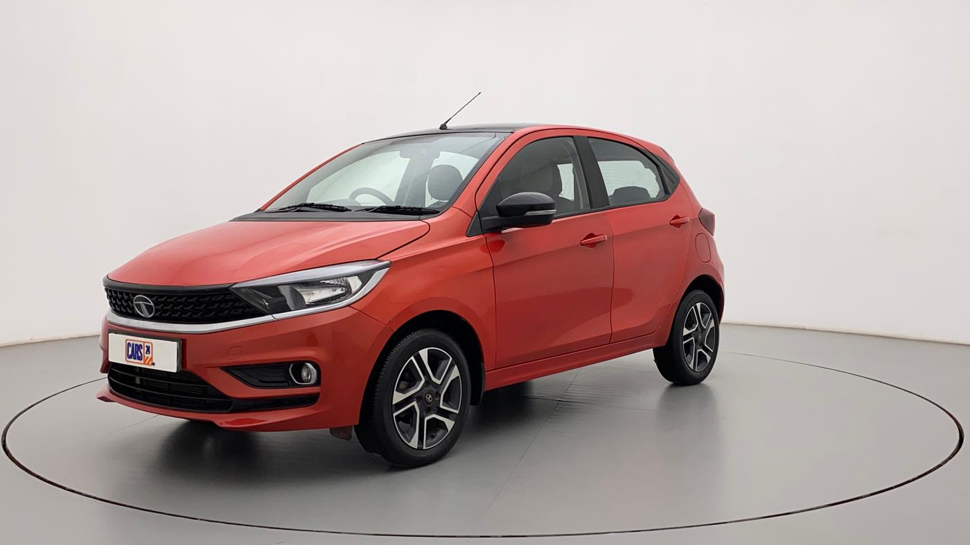 2021 Tata Tiago XZA PLUS DUAL TONE PETROL, Petrol, Automatic, 23,628 km, Left Front Diagonal
