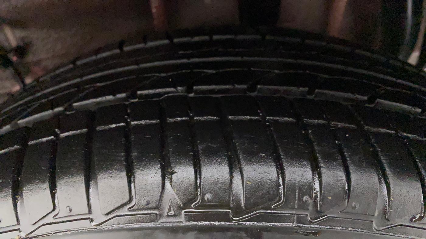 2021 Tata Tiago XZA PLUS DUAL TONE PETROL, Petrol, Automatic, 23,628 km, Left Rear Tyre Tread