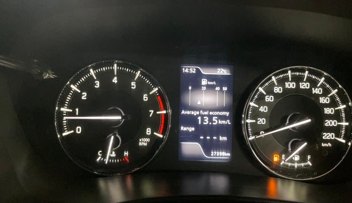 2022 Maruti Baleno ALPHA PETROL 1.2, Petrol, Manual, 27,350 km, Odometer Image