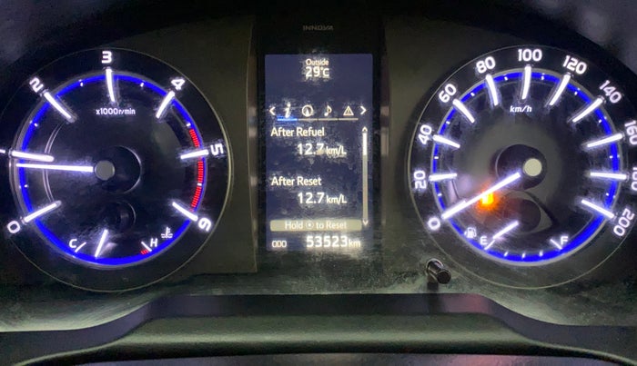 2016 Toyota Innova Crysta 2.4 ZX 7 STR, Diesel, Manual, 53,523 km, Odometer Image