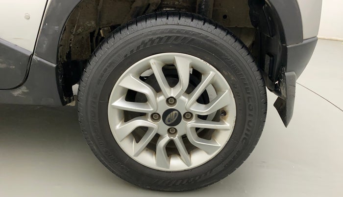 2017 Mahindra Kuv100 K6 6 STR, Petrol, Manual, 46,612 km, Left Rear Wheel