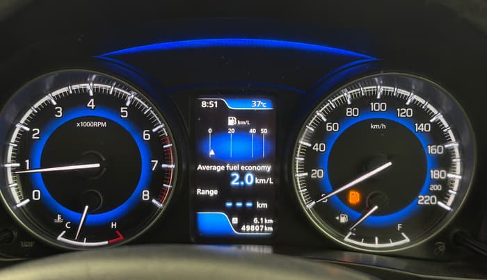 2016 Maruti Baleno ALPHA PETROL 1.2, Petrol, Manual, 49,803 km, Odometer Image