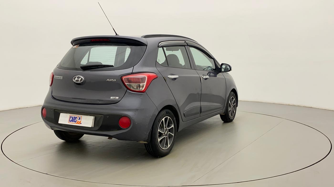 2019 Hyundai Grand i10 ASTA 1.2 KAPPA VTVT, CNG, Manual, 73,424 km, Right Back Diagonal