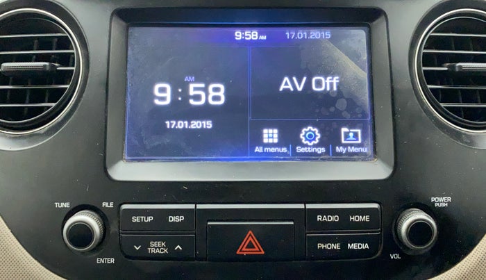 2019 Hyundai Grand i10 ASTA 1.2 KAPPA VTVT, CNG, Manual, 73,424 km, Infotainment System