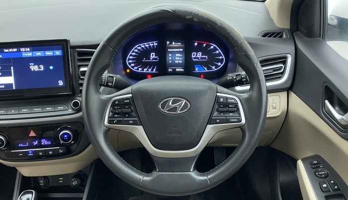 2020 Hyundai Verna SX 1.5 VTVT IVT, Petrol, Automatic, 39,821 km, Steering Wheel Close Up