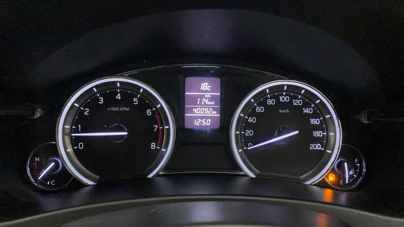 2015 Maruti Ciaz VXI, Petrol, Manual, 40,190 km, Odometer Image