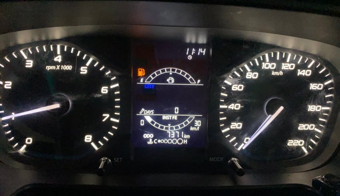 2023 Tata PUNCH ACCOMPLISHED MT, Petrol, Manual, 7,305 km, Odometer Image