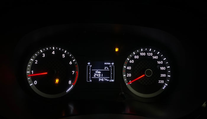 2022 Hyundai GRAND I10 NIOS SPORTZ 1.2 KAPPA VTVT CNG, CNG, Manual, 34,666 km, Odometer Image