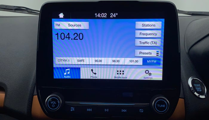 2018 Ford Ecosport TITANIUM 1.5L SPORTS(SUNROOF) DIESEL, Diesel, Manual, 34,091 km, Infotainment System