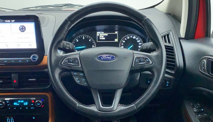 2018 Ford Ecosport TITANIUM 1.5L SPORTS(SUNROOF) DIESEL, Diesel, Manual, 34,091 km, Steering Wheel Close Up