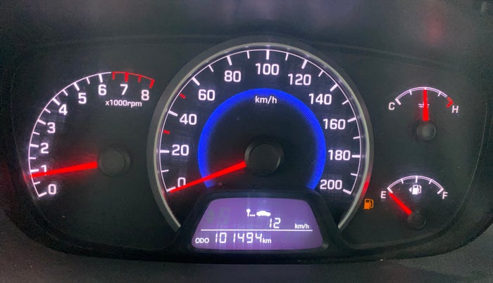 2014 Hyundai Grand i10 SPORTZ 1.2 KAPPA VTVT, Petrol, Manual, 1,01,486 km, Odometer Image