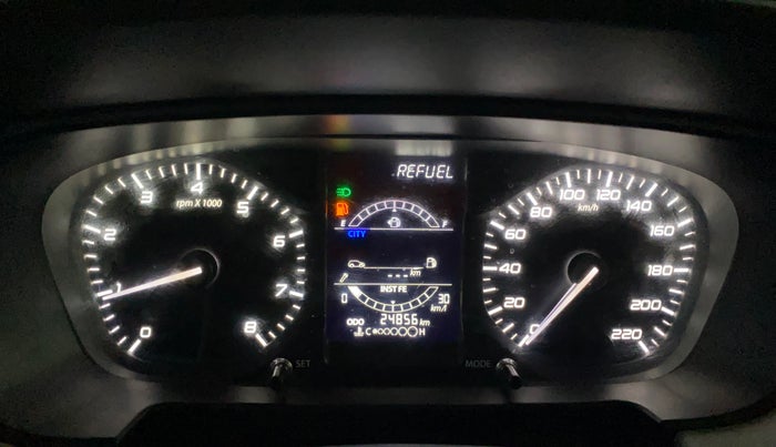 2022 Tata PUNCH ACCOMPLISHED MT, Petrol, Manual, 24,845 km, Odometer Image