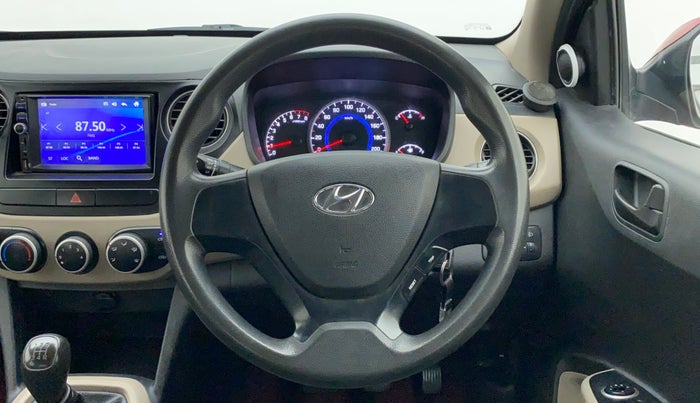 2017 Hyundai Grand i10 MAGNA 1.2 KAPPA VTVT, Petrol, Manual, 15,238 km, Steering Wheel Close Up
