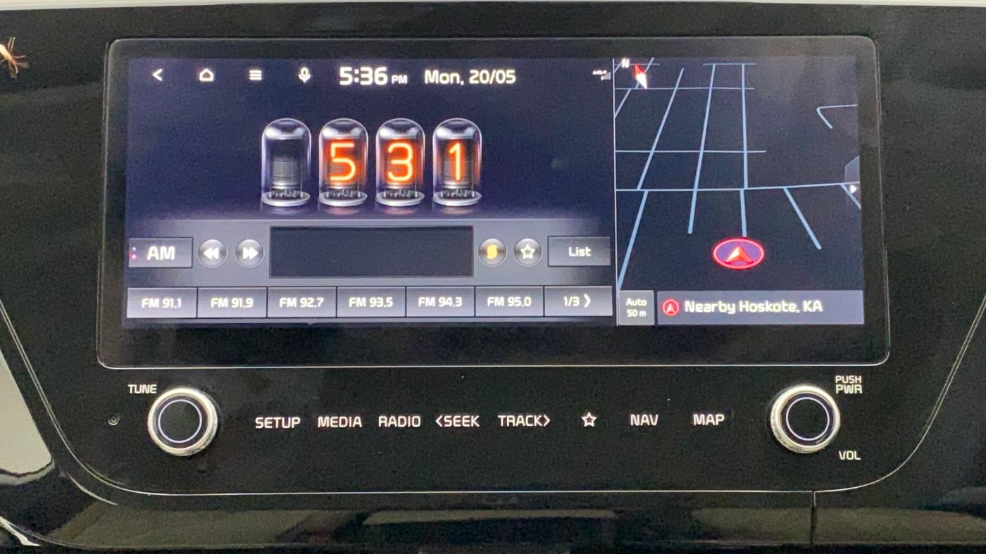2022 KIA CARENS LUXURY PLUS 1.5 DIESEL AT 7 STR, Diesel, Automatic, 19,477 km, Infotainment System