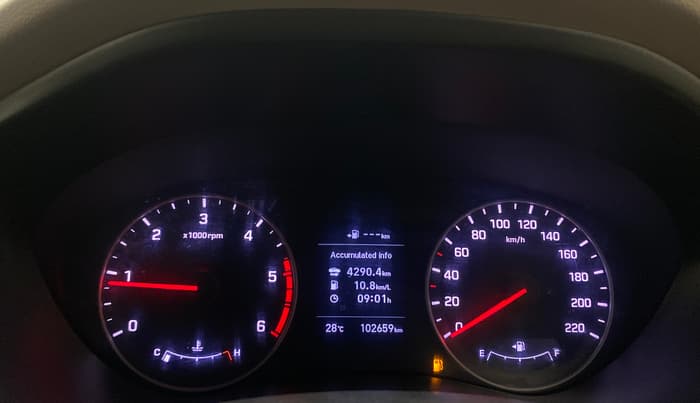 2018 Hyundai Elite i20 ASTA 1.4 CRDI (O), Diesel, Manual, 1,02,647 km, Odometer Image