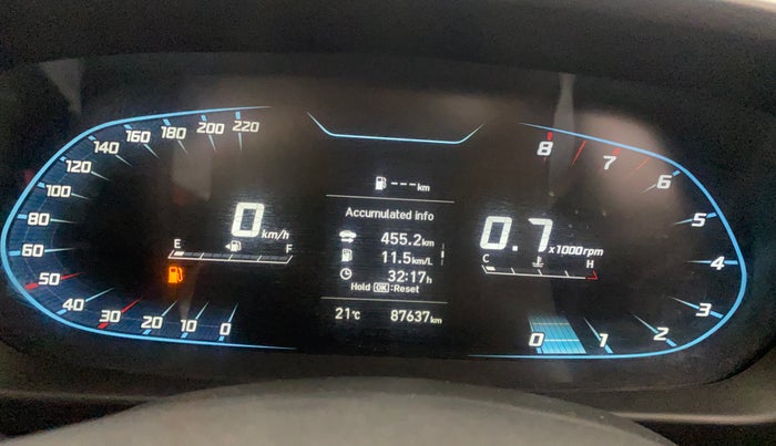 2021 Hyundai NEW I20 SPORTZ 1.2 MT, Petrol, Manual, 87,606 km, Odometer Image