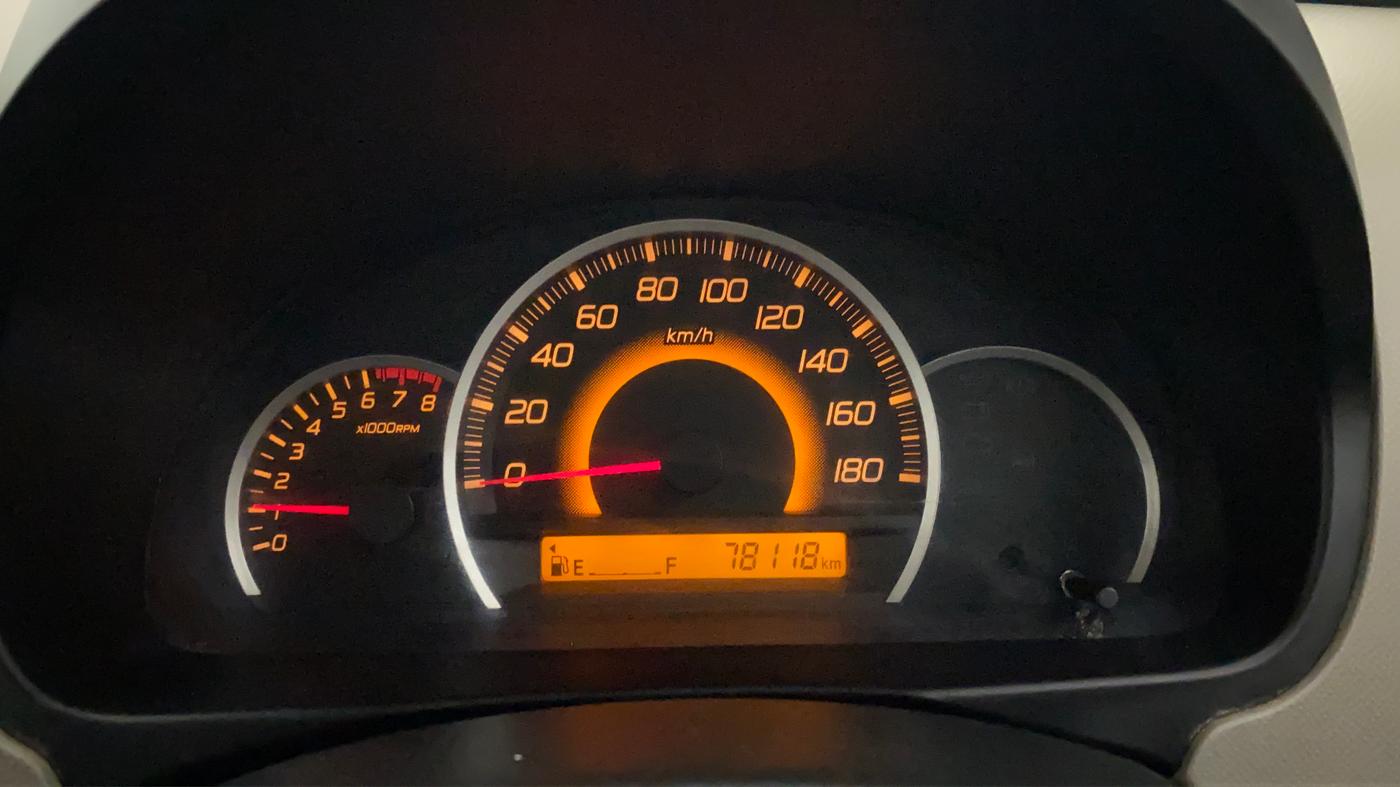 2014 Maruti Wagon R 1.0 VXI, CNG, Manual, 78,118 km, Odometer Image