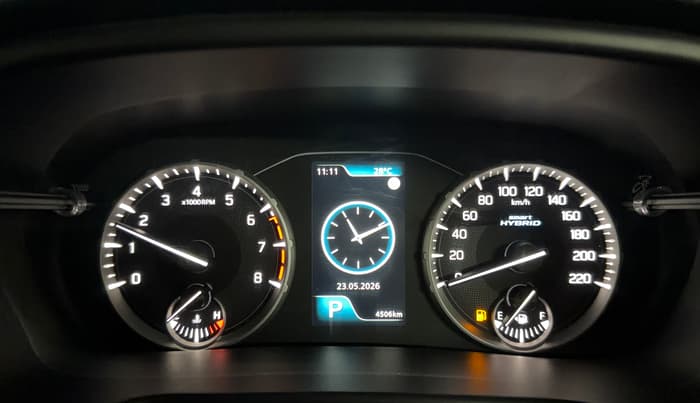 2023 Maruti BREZZA ZXI AT SMART HYBRID, Petrol, Automatic, 4,506 km, Odometer Image