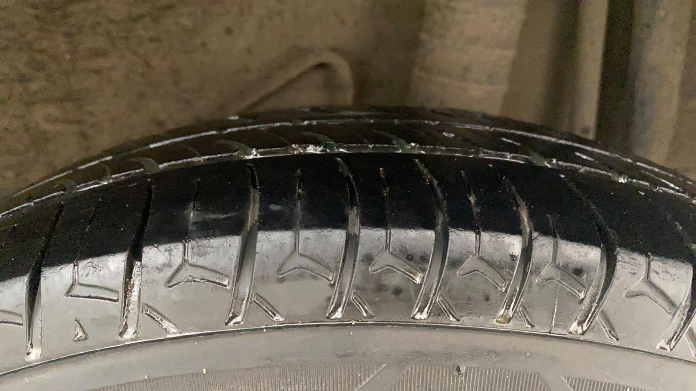 2014 Datsun Go T, Petrol, Manual, 21,446 km, Left Rear Tyre Tread