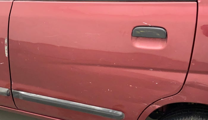 2010 Maruti Alto K10 LXI P, Petrol, Manual, 29,299 km, Rear left door - Minor scratches