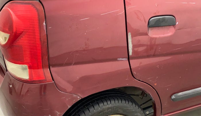 2010 Maruti Alto K10 LXI P, Petrol, Manual, 29,299 km, Right quarter panel - Minor scratches