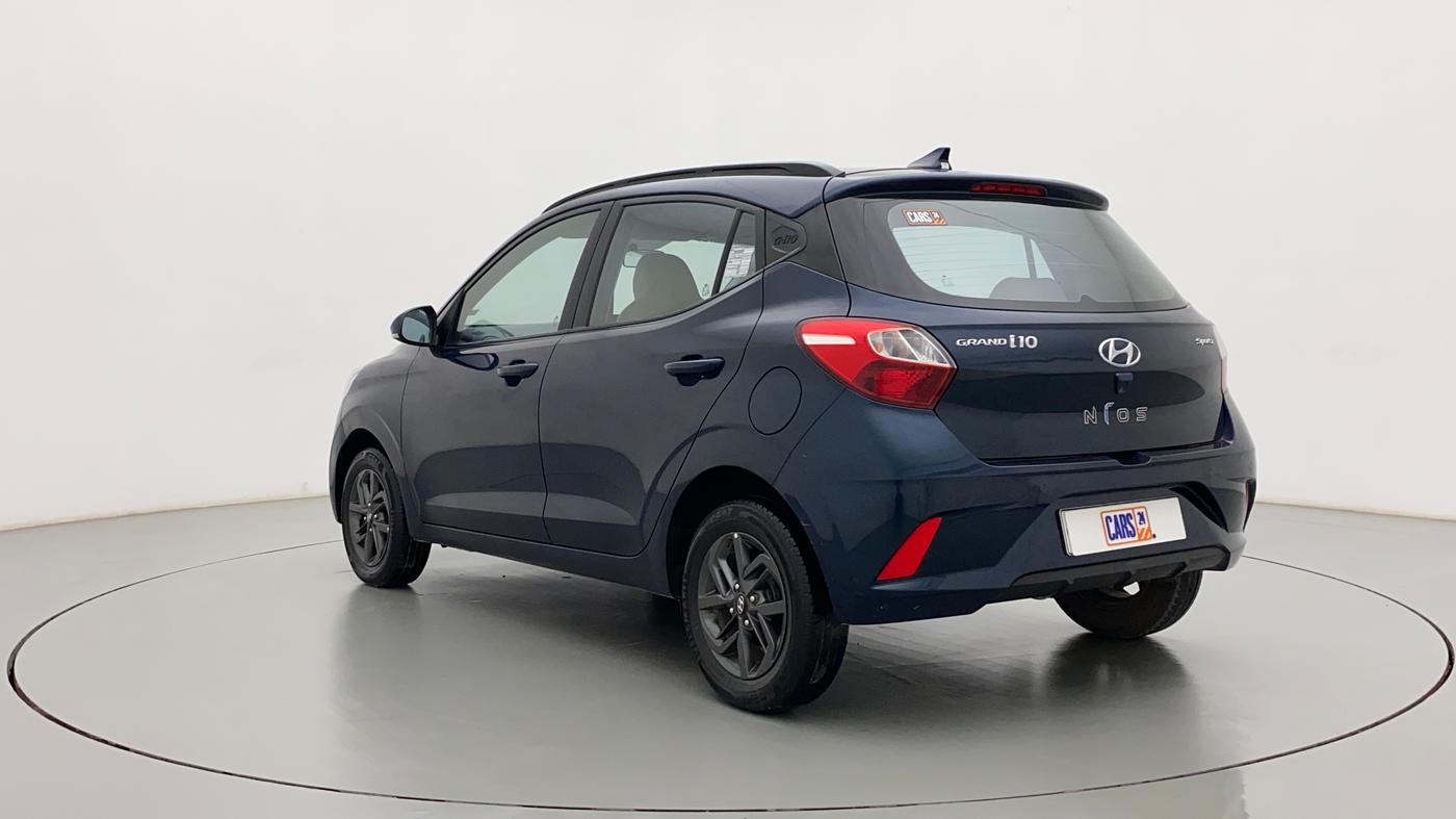 2020 Hyundai GRAND I10 NIOS SPORTZ AMT 1.2 KAPPA VTVT, Petrol, Automatic, 23,561 km, Left Back Diagonal