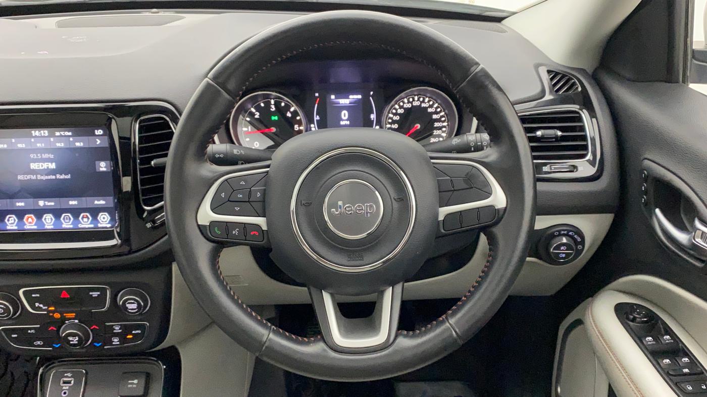 2019 Jeep Compass LIMITED PLUS DIESEL, Diesel, Manual, 38,490 km, Steering Wheel Close Up