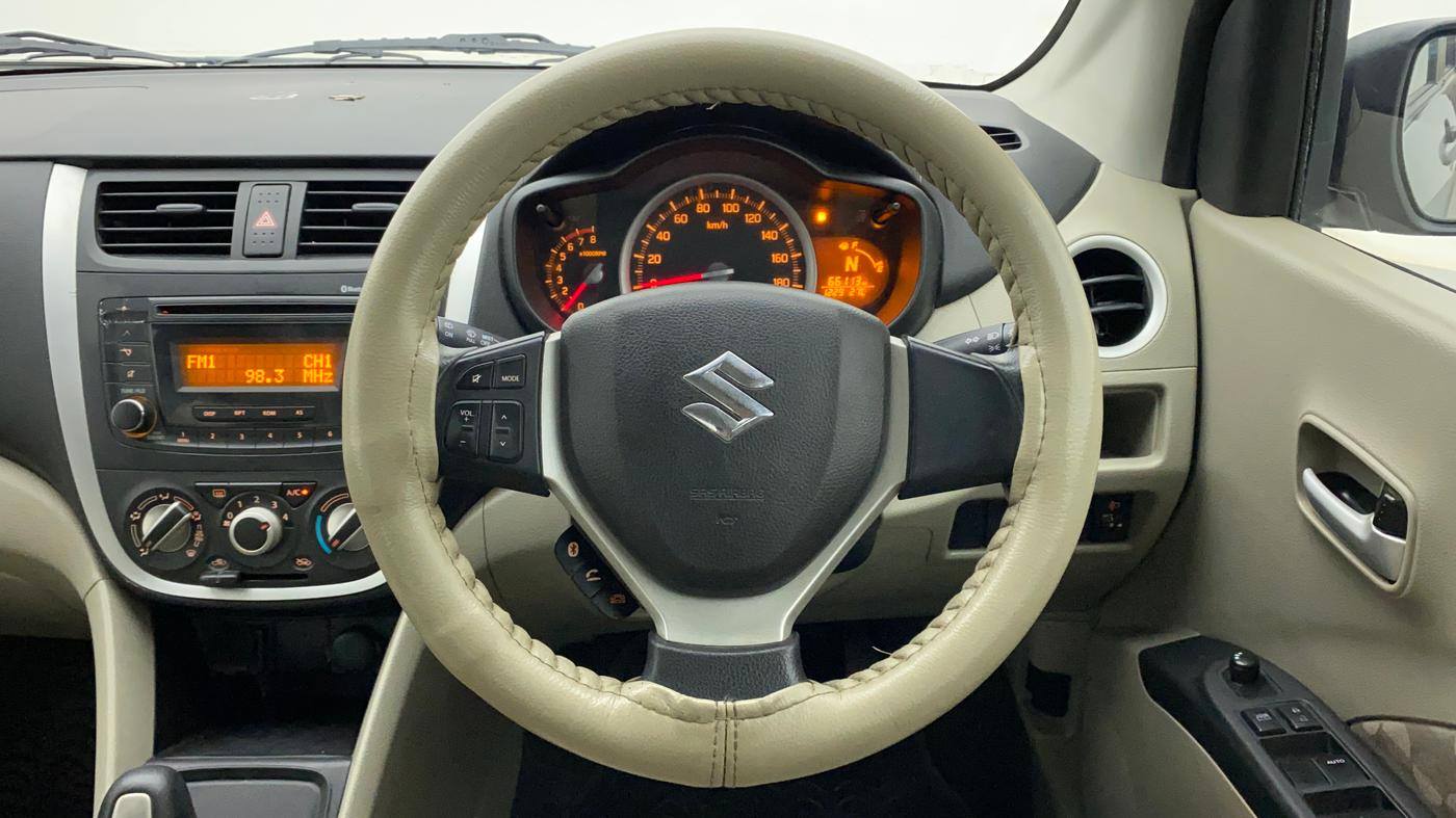 2015 Maruti Celerio ZXI AMT, Petrol, Automatic, 66,182 km, Steering Wheel Close Up